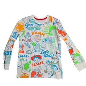 Disney Pixar Toy Story Long Sleeve Boy's Shirt Size: L